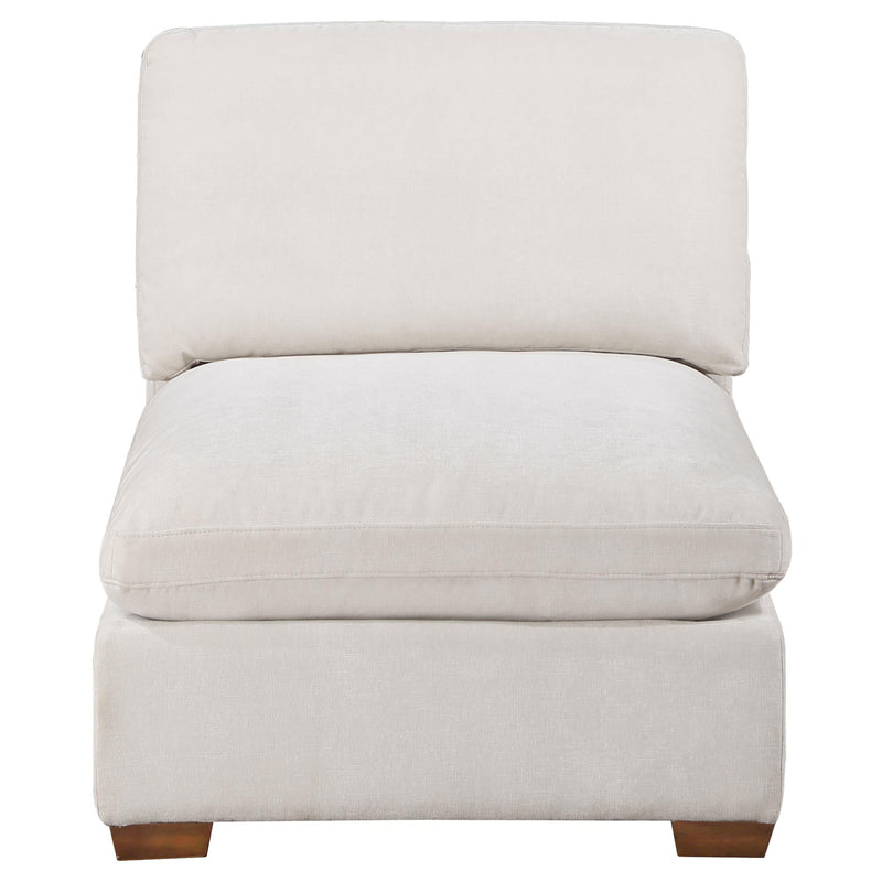 Lakeview Upholstered Armless Chair Ivory - 551461