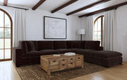Lakeview Upholstered Corner Chair Dark Chocolate - 551465