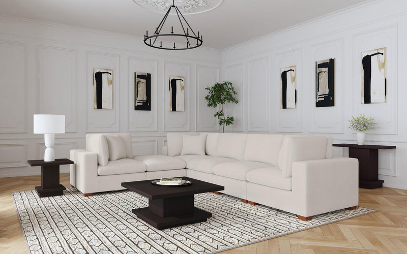 Lakeview Upholstered Corner Chair Ivory - 551462