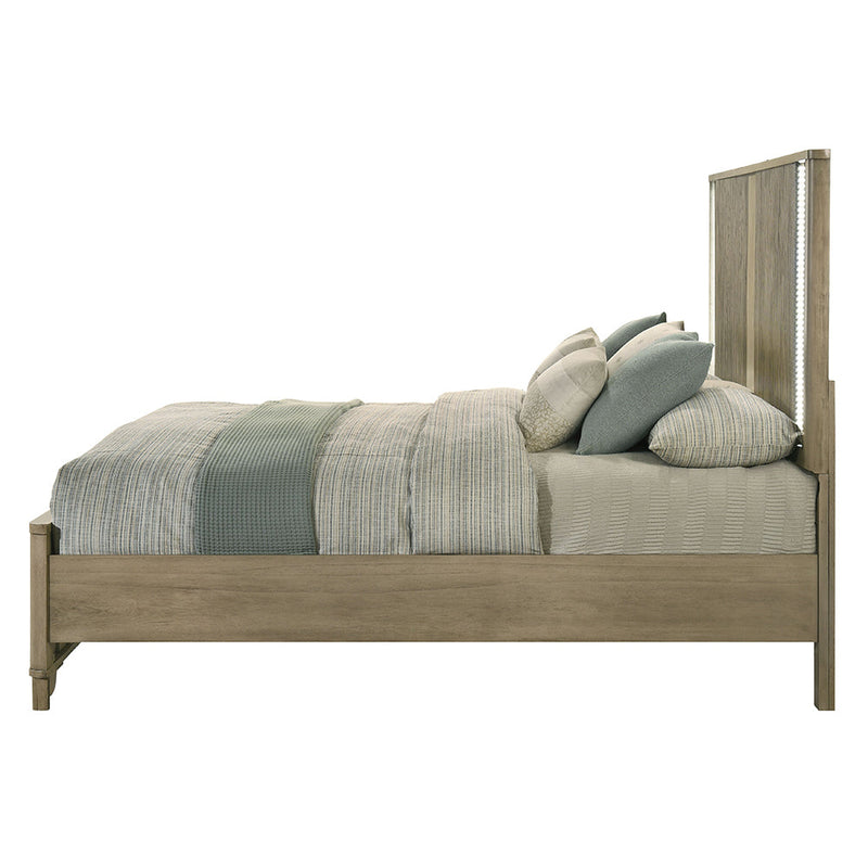 Lakkari Eastern King Bed w/LED - BD04871EK