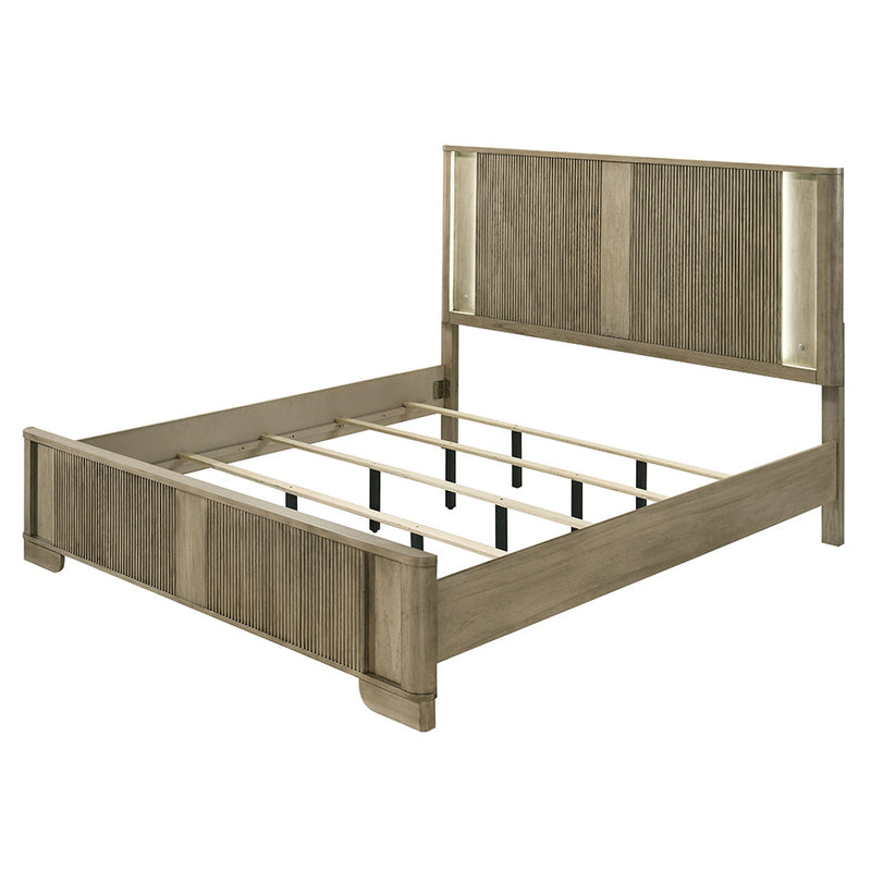 Lakkari Queen Bed w/LED - BD04872Q