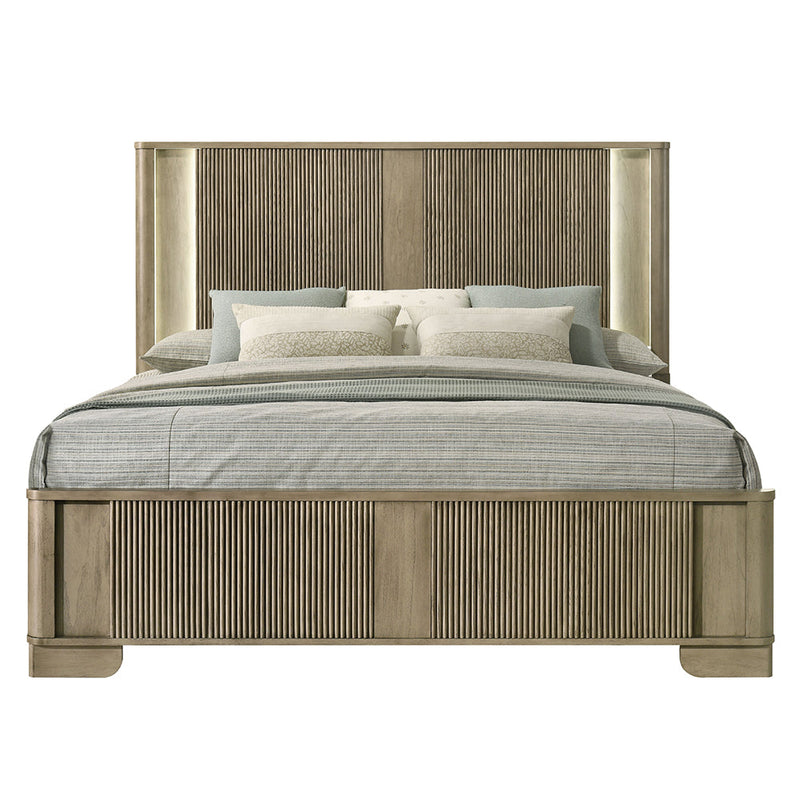 Lakkari Queen Bed w/LED - BD04872Q