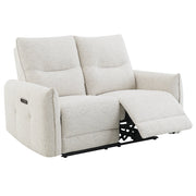 Lalisa Power Motion Loveseat w/USB Port - LV04781