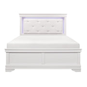 Lana White LED Upholstered Panel Bedroom Set - DMV FurnitureBedroom Set