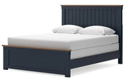 Landocken Brown/Blue Queen Panel Bed - DMV FurnitureQueen Bed