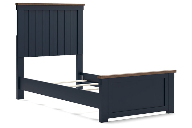 Landocken Brown/Blue Youth Panel Bedroom Set - DMV FurnitureYouth Bedroom Set