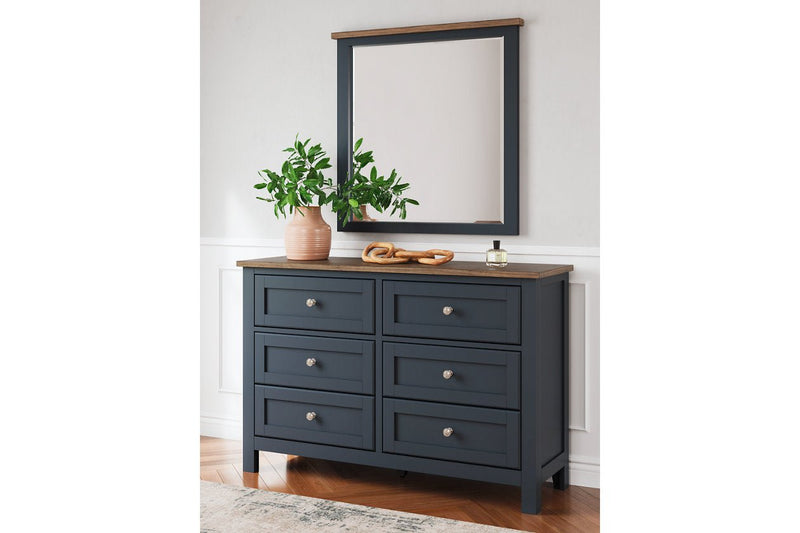 Landocken Brown/Blue Youth Panel Bedroom Set - DMV FurnitureYouth Bedroom Set