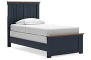 Landocken Brown/Blue Youth Panel Bedroom Set - DMV FurnitureYouth Bedroom Set