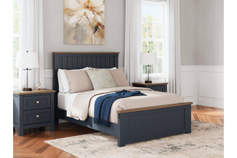 Landocken Brown/Blue Youth Panel Bedroom Set - DMV FurnitureYouth Bedroom Set