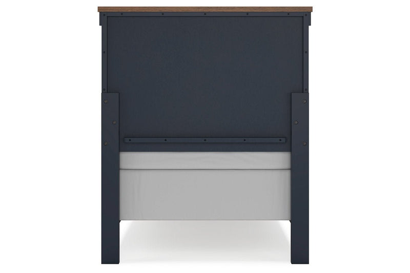 Landocken Brown/Blue Youth Panel Bedroom Set - DMV FurnitureYouth Bedroom Set