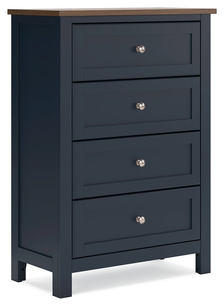 Landocken Brown/Blue Youth Panel Bedroom Set - DMV FurnitureYouth Bedroom Set