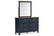 Landocken Brown/Blue Youth Panel Bedroom Set - DMV FurnitureYouth Bedroom Set