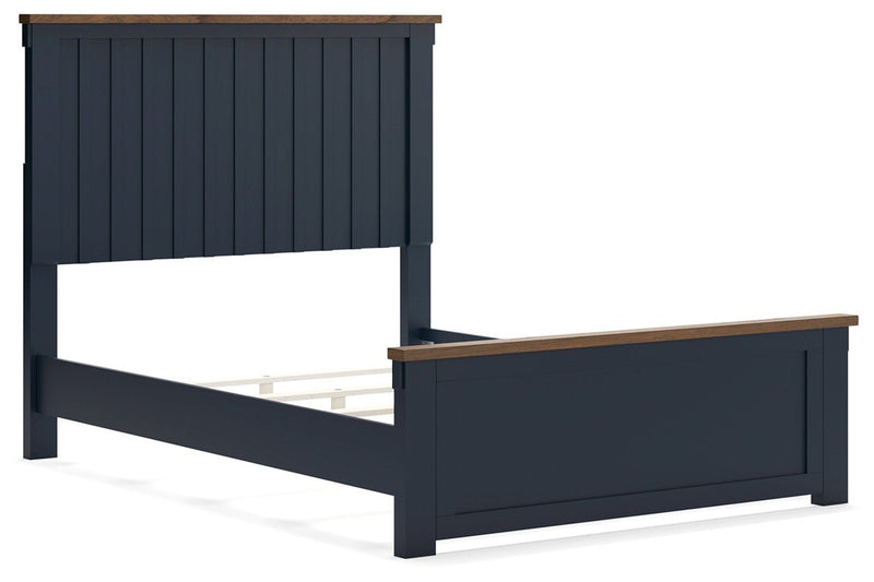 Landocken Brown/Blue Youth Panel Bedroom Set - DMV FurnitureYouth Bedroom Set