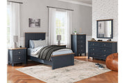 Landocken Brown/Blue Youth Panel Bedroom Set - DMV FurnitureYouth Bedroom Set