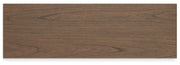 Landocken Twin Panel Headboard with Dresser in Brown/Blue from Ashley - DMV Furniture