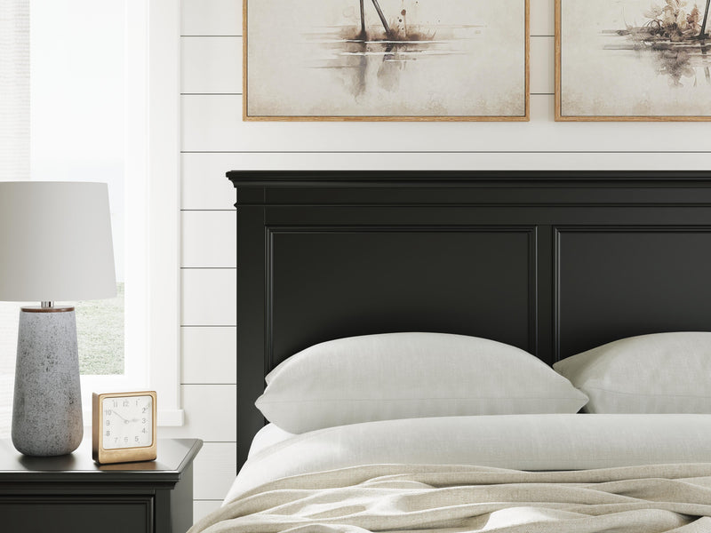 Lanolee Black Full Panel Storage Bed - B687B22