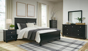 Lanolee Black Panel Bedroom Set - DMV FurnitureBedroom Set
