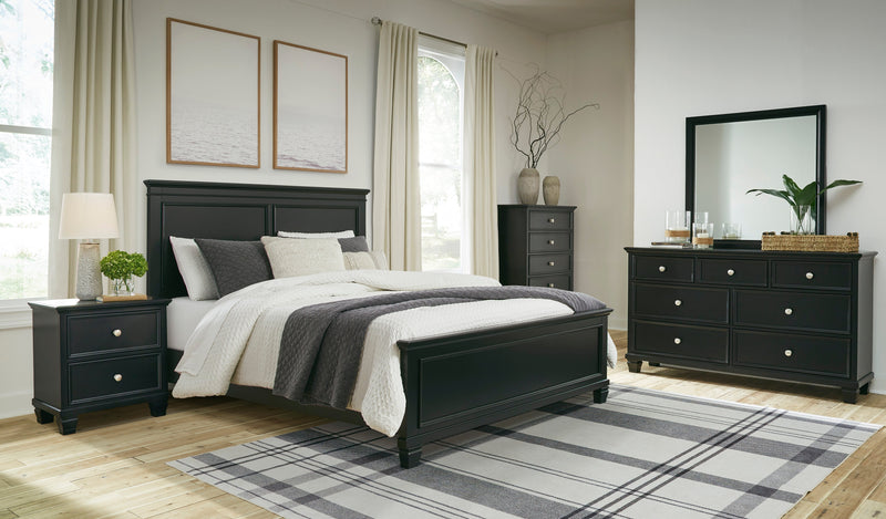 Lanolee Black Panel Bedroom Set - DMV FurnitureBedroom Set