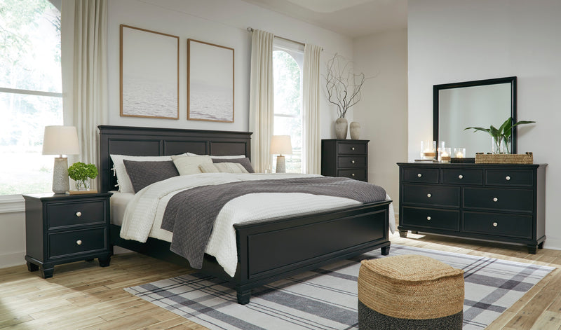 Lanolee Black Panel Bedroom Set - DMV FurnitureBedroom Set