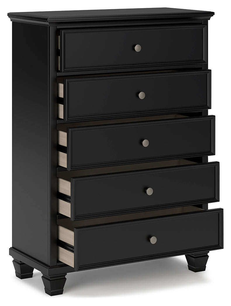 Lanolee Black Panel Bedroom Set - DMV FurnitureBedroom Set