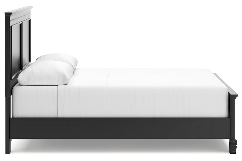 Lanolee Black Queen Panel Bed - DMV FurnitureQueen Bed