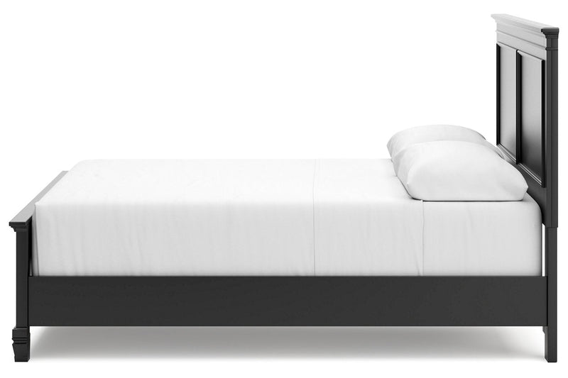 Lanolee Black Queen Panel Bed - DMV FurnitureQueen Bed