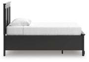 Lanolee Black Twin Panel Storage Bed - B687B21