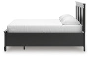 Lanolee California King Panel Storage Bed and Dresser in Black - PKG023922
