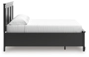 Lanolee California King Panel Storage Bed, Dresser and Chest in Black - PKG023926
