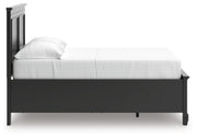 Lanolee Full Panel Storage Bed, Dresser and Chest in Black - PKG023911