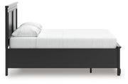 Lanolee Queen Panel Storage Bed, Dresser and Chest in Black - PKG023916
