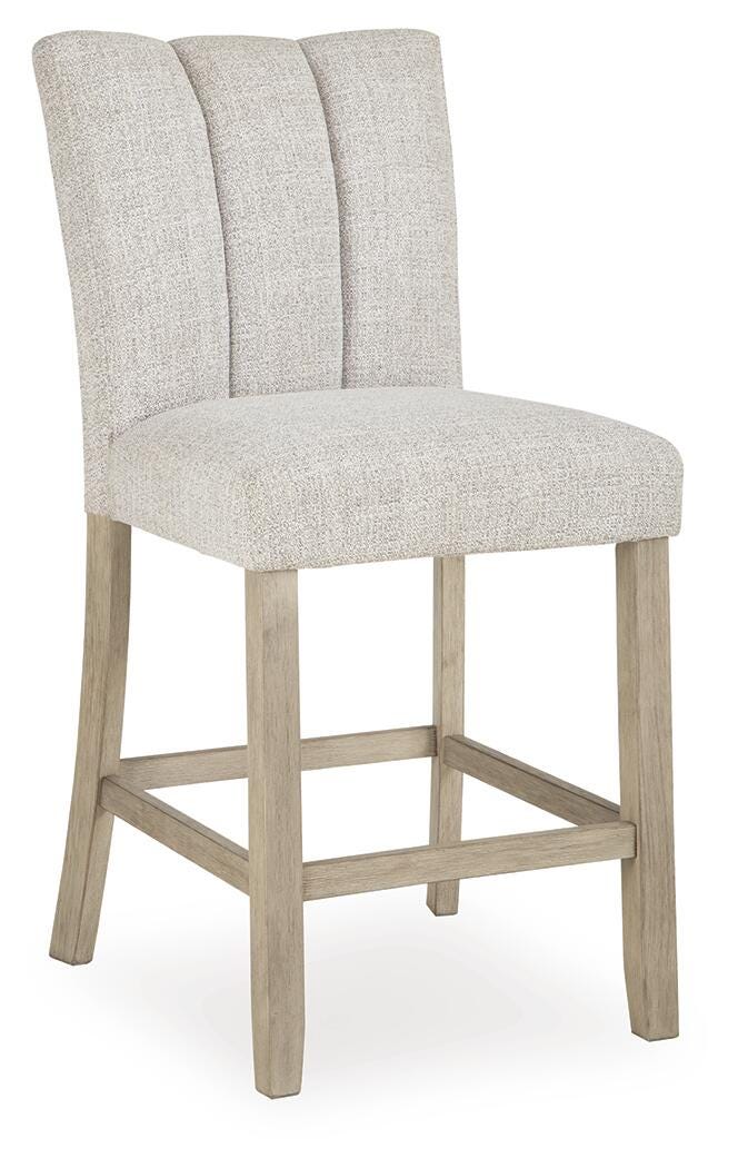 Larawyn Bisque Counter Height Barstool, Set of 2 - PCD575-124