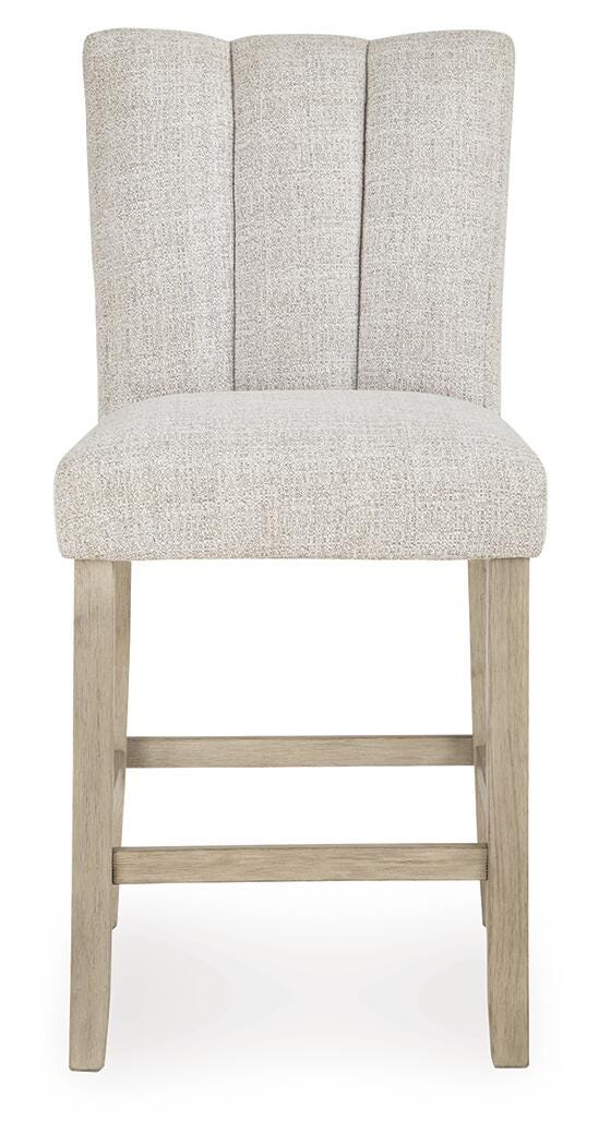 Larawyn Bisque Counter Height Barstool, Set of 2 - PCD575-124