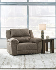 Laresview Fossil Reclining Sofa and Oversized Recliner - 37203U3