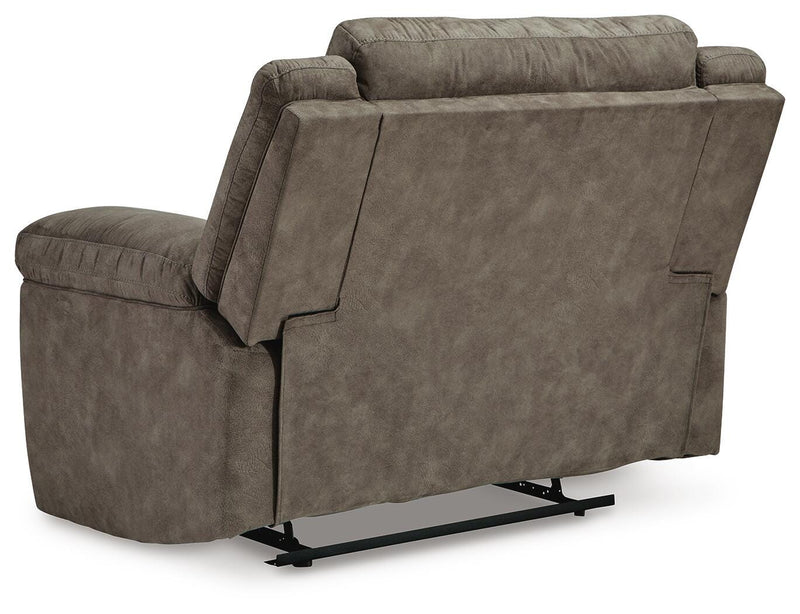 Laresview Fossil Reclining Sofa and Oversized Recliner - 37203U3