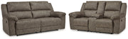 Laresview Sofa and Loveseat in Fossil from Ashley - DMV Furniture