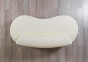 Larissa Ivory Boucle Loveseat - DMV FurnitureLoveseat