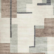 Larkport Cream/Brown/Gray Washable 8' x 10' Area Rug - R407411