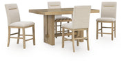 Lasinger Counter Height Dining Table and 4 Barstools - PCD852D2