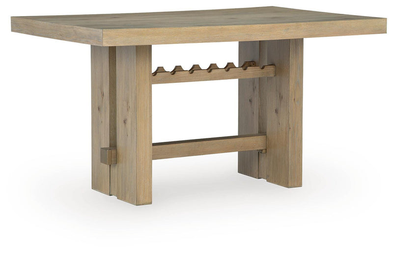Lasinger Light Brown Counter Height Dining Table - PCD852-13