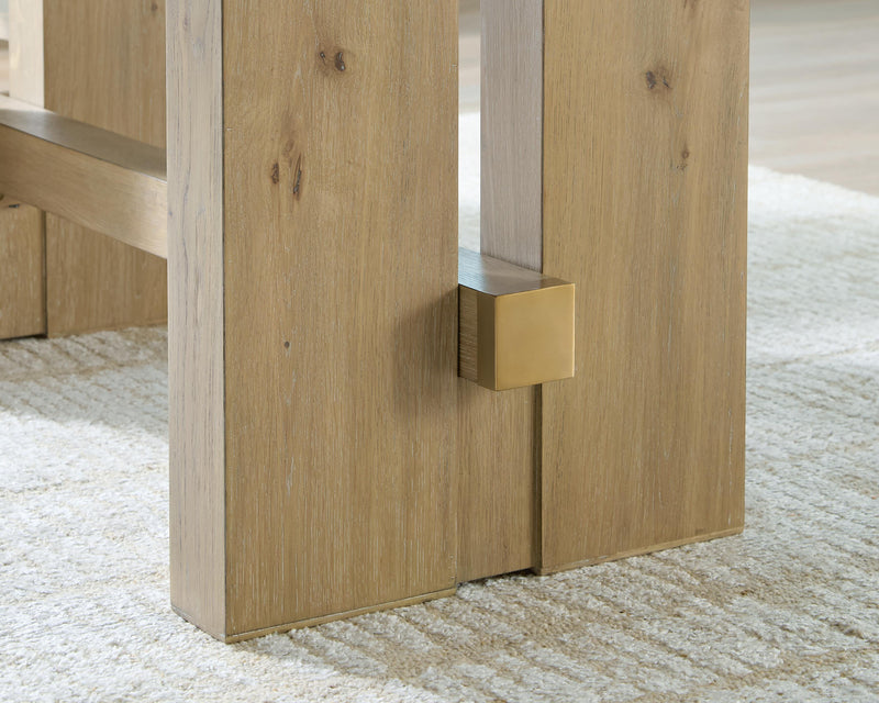 Lasinger Light Brown Counter Height Dining Table - PCD852-13