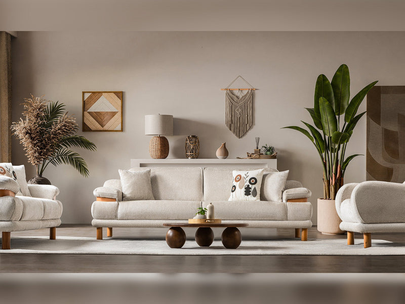 Latte Convertible Loveseat in Cream - 200-ST-LAT-HENRY06-2