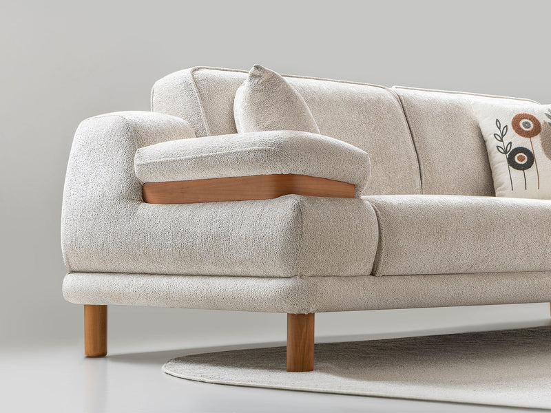 Latte Convertible Sofa in Cream - 200-ST-LAT-HENRY06-3