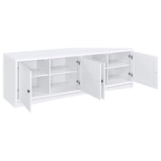 Laughlin 3-piece Entertainment Center TV Stand White - 724113-SET