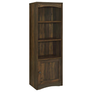 Laughlin 4-shelf Engineered Wood Media Tower Dark Pine - 724124
