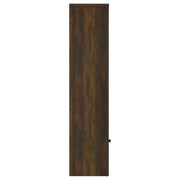 Laughlin 4-shelf Engineered Wood Media Tower Dark Pine - 724124