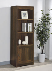 Laughlin 4-shelf Engineered Wood Media Tower Dark Pine - 724124