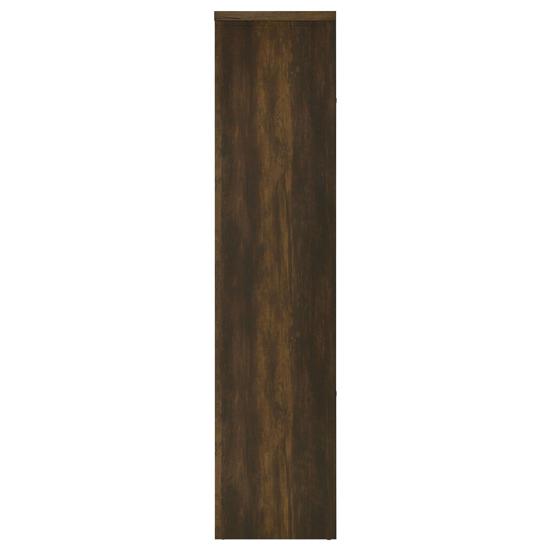 Laughlin 4-shelf Engineered Wood Media Tower Dark Pine - 724124