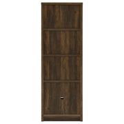 Laughlin 4-shelf Engineered Wood Media Tower Dark Pine - 724124