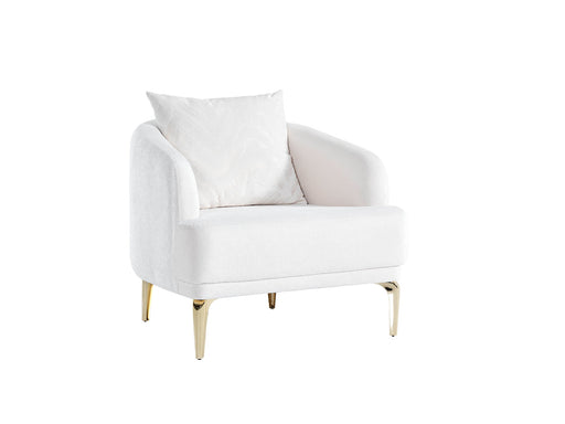 Laura Chair in White - 200-ELIF-LAU-A610-B
